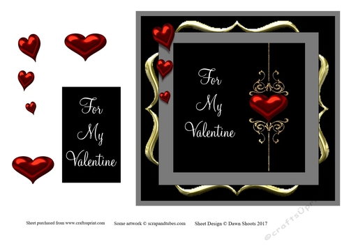 Red Heart Valentine