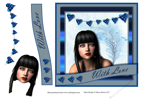 Blue Heart Girl