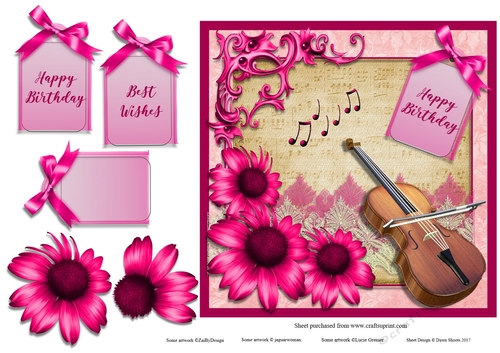 Beautiful in Magenta Birthday