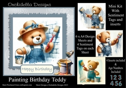 Painting Birthday Teddy