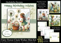 Fairy Flower Clock Wishes