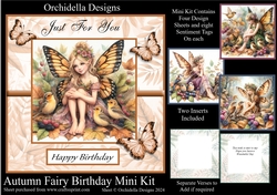 Autumn Fairy Birthday