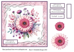Pink Gerbera Birthday