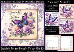 Especially For You Butterfly Collage