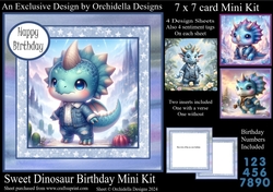 Sweet Dinosaur Birthday