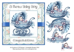 baby Boy Blue Pram