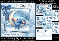 New Baby Boy Sky Cradle