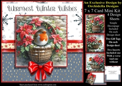 The Robin and Poinsettias