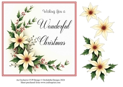 Cream Christmas Poinsettia