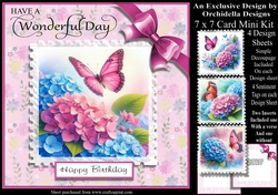 Hydrangea Butterfly Birthday