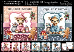 Giraffe Baby First Christmas