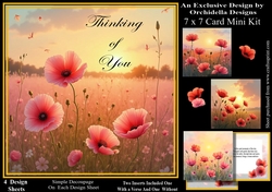 Poppies in Sunset