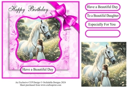 Birthday Girl and Horse Pink