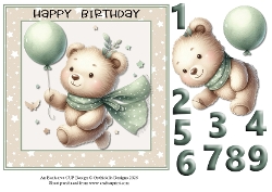 Balloon Bear Birthday
