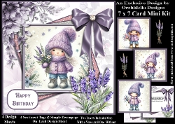 Lavender Birthday Gnomes