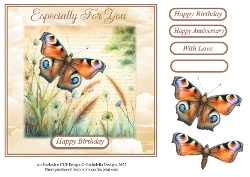 Birthday Butterfly Field 2