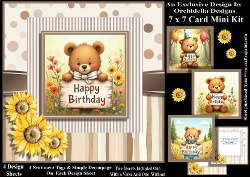 Cute Bear Birthday Sign