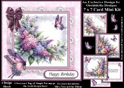 Lilac Butterfly Wishes