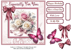 Beautiful Roses in Lace