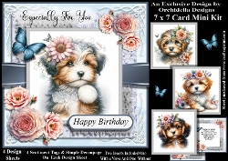 Roses Puppy Birthday