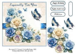 Blue Roses Especially For You