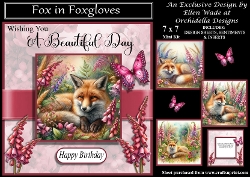 Fox in Foxgloves