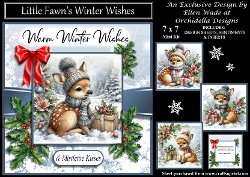 Little Fawns Winter Wishes