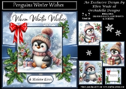 Penguins Winter Wishes