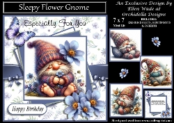 Sleepy Flower Gnome