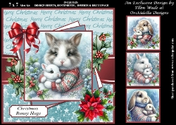 Christmas Bunny Hugs