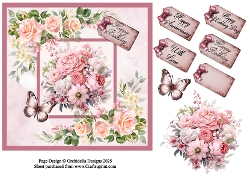 Pink Floral Flourish
