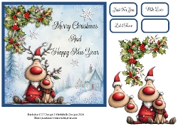 Quirky Christmas Reindeer