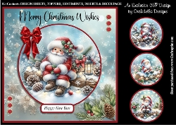 Sweet Whimsy Santa