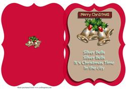 Silver Bells Quick Card