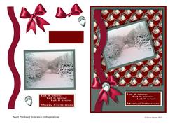 Let It Snow Photo Card Front