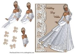 Wedding Over the Edge Card Front