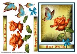 Flutterby Dreams Card Front
