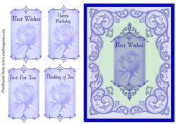 Moody Blues Best Wishes Card Front