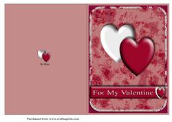 Two Hearts Valentine Quick Card