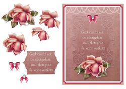 Mothers Pearly Rose Card Front