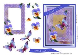 Pansy Dreams Card Front