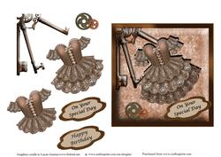 Steampunk Special Day Square