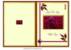Dahlia with Love Quick Card