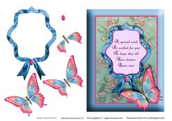 Butterfly Special Wish Card Front