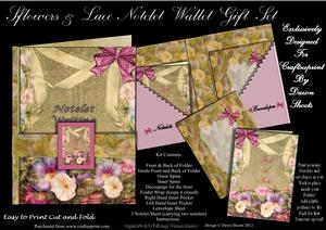 Flowers & Lace Notelet Wallet Kit