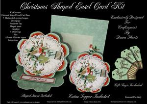 Christmas Shaped Easel Card Kit