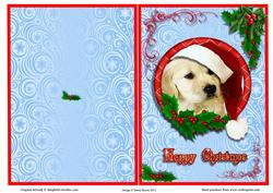 Retriever Happy Christmas