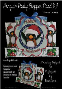 Penguin Party Stepper Card Kit