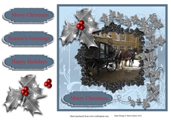 Frosty Christmas Carriage