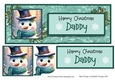 Daddy Christmas Snowman